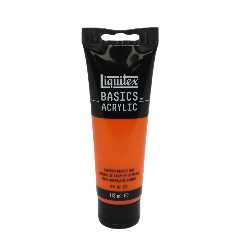 Liquitex Acrylic Colour Basic Cadium Orange Hue - 118ml