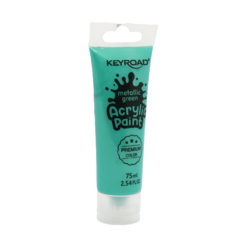 Keyroad Acrylic Paint 75ML Metallic Green - KR972210