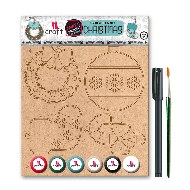 iCraft DIY Keychain Set-Christmas