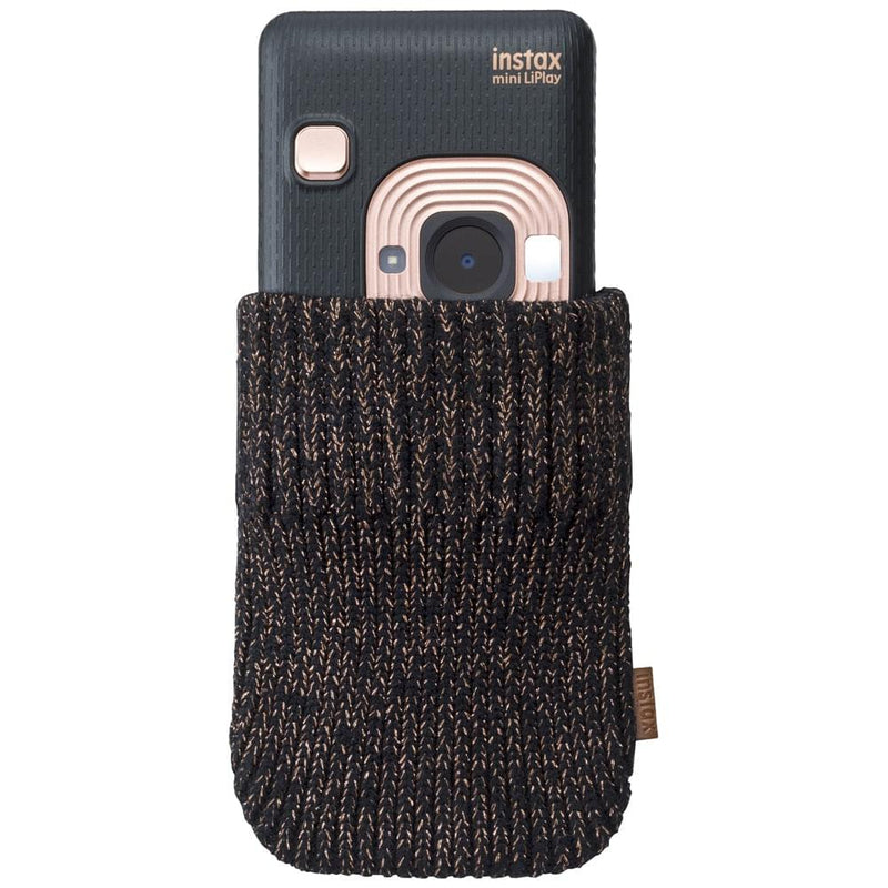 FUJIFILM INSTAX LIPLAY SOCK CASE ELEGANT BLACK