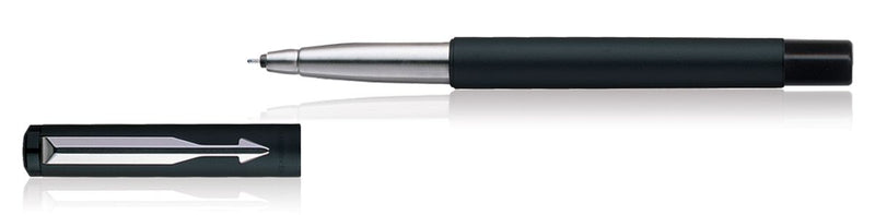 Parker Vector Matte Black Chrome Trim Ball Pen - 550