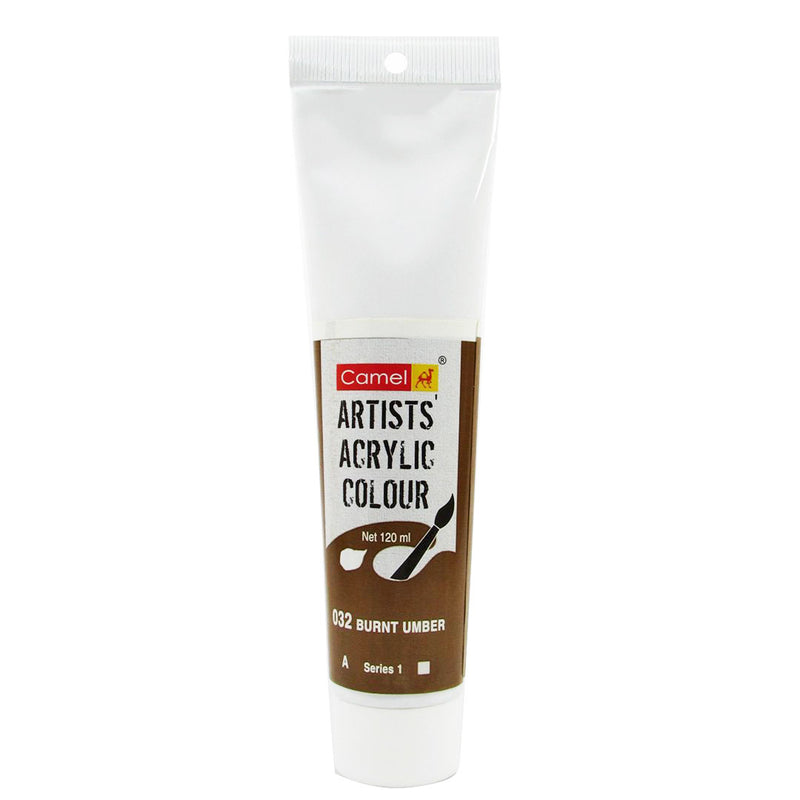 Camel Artist Acrylic Colour 120 ML Burnt Umber