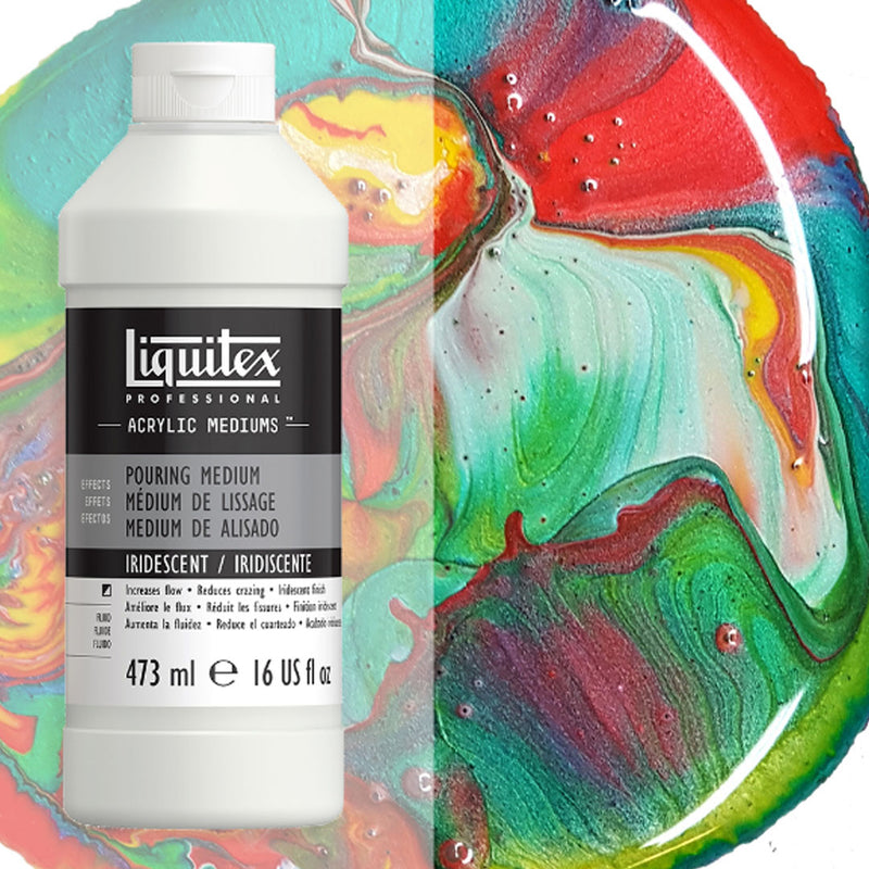 Liquitex Iridescent Pouring Medium 473ml