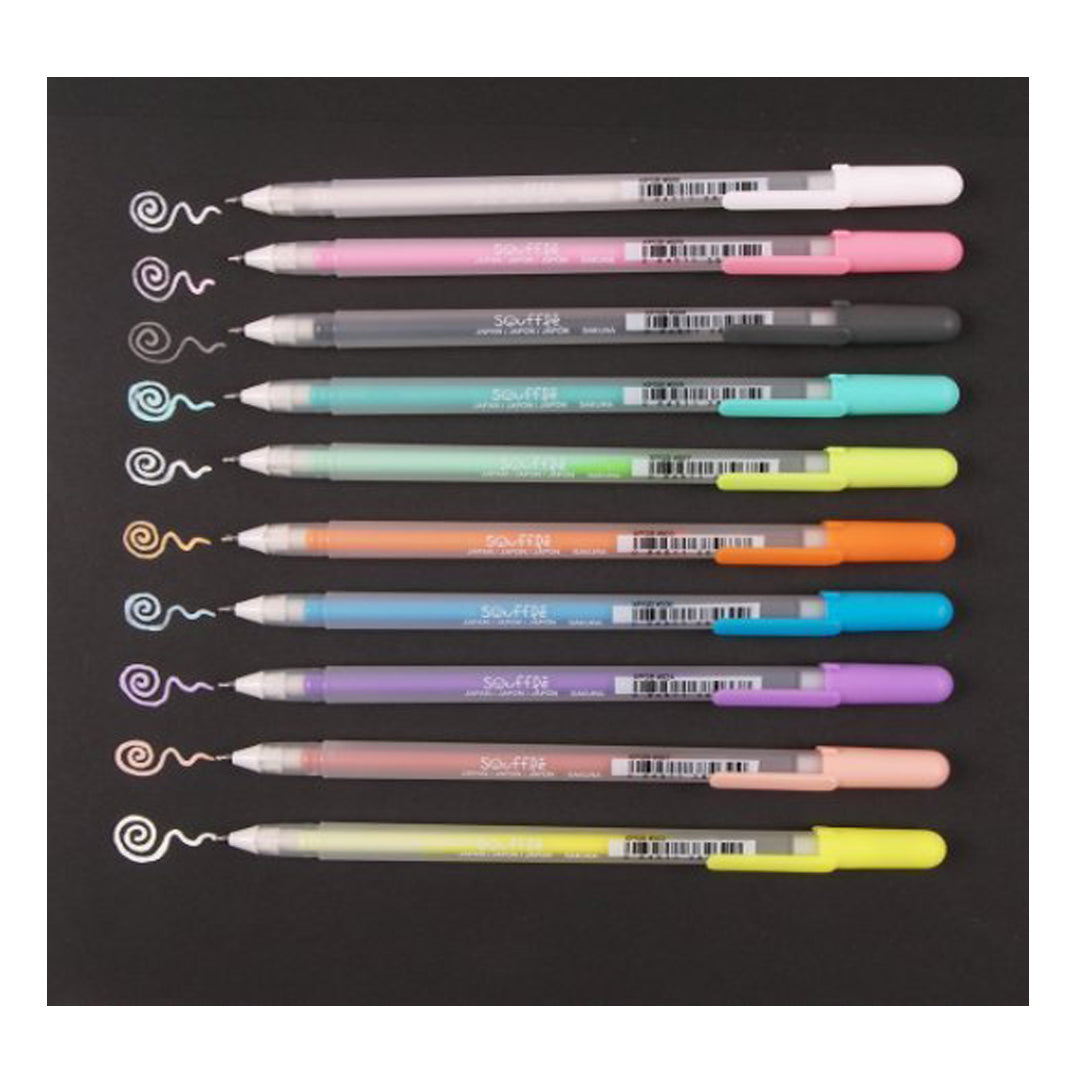 Sakura Souffle 3-D Opaque Ink Pens 10 Pieces – Skyblue Stationery Mart